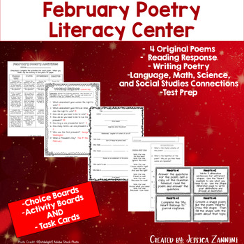 Preview of February Poetry Literacy Center