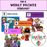 February Pre-K Weekly Packets