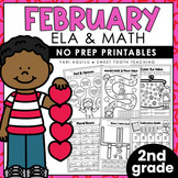 February Printables | Second Grade Review Worksheets | Gra