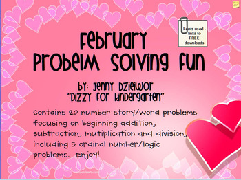 Preview of February Problem Solving for Promethean Board