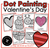 Q-Tip Painting Valentine's - A Fine Motor Development Activity