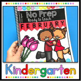 Kindergarten Valentine's Day Activities - February Worksheets - Math - Reading