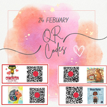 Preview of February Read Aloud QR Codes