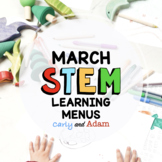 March Read Aloud STEM Activity Menus Distance Learning