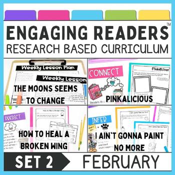 Preview of February Reading Comprehension, Interactive Read Aloud Lessons and Activities