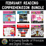 February Reading Comprehension Literacy Bundle