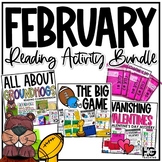 February Reading Comprehension | Valentine's Day, Groundho