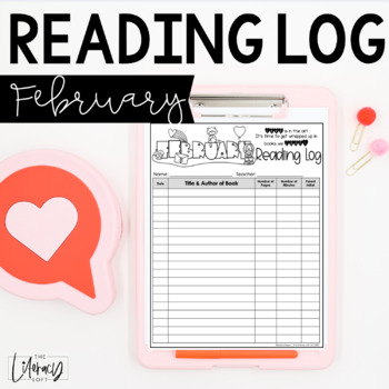 Preview of Reading Log {February}