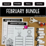 February Reading Passages | February Activities Bundle | V
