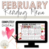 February Reading Response Menu