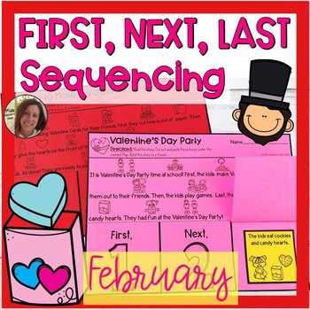 Preview of February Story Retelling and Sequencing Flap Books | Special Education Resource