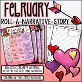 February Roll-A-Story Narrative Writing Activity