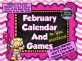 February SMARTboard Calendar and Games!