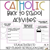 Back to School - Catholic Activties