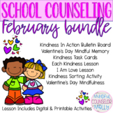 February School Counseling Bundle, Valentine's Day Counseling