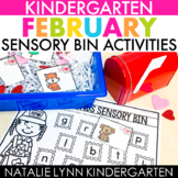 February Sensory Bins Centers for Kindergarten