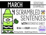 March Sentence Scrambles