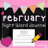 February Sight Word Journal-Print and Go!