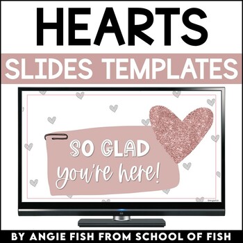 Preview of February Daily Slides | February Google Slides | Valentine's Day Slides