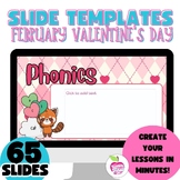 February Slides Templates Valentines Day Digital Resources