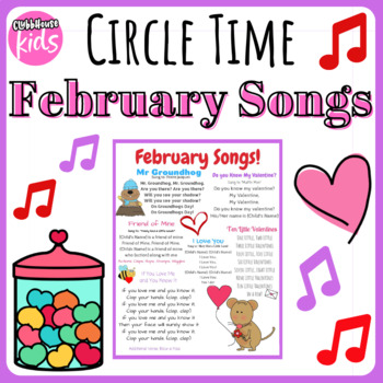 Preview of Valentine's Day Songs For Kids