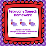 February Speech Homework