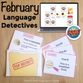 February Speech Therapy Language Activity | Comprehend Des