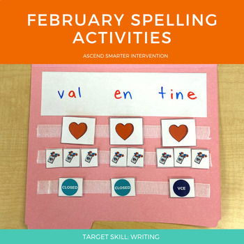 Preview of February Spelling Graphic Organizer