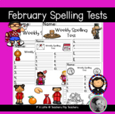 February Spelling Test Templates Groundhog Chinese New Yea