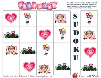 Preview of February Sudoku