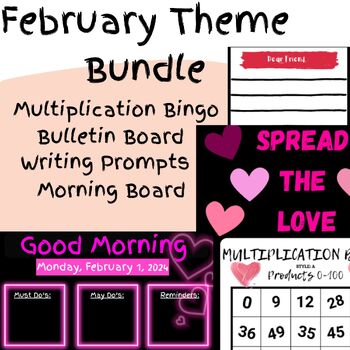 Preview of February Theme Bundle