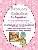 February Valentine Bar Graph Center  Freebie