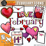 February Valentine Clip Art {First Edition}