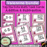 February Valentine Tap the Dots Addition and Subtraction T