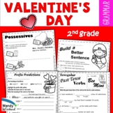 February & Valentine's Day 2nd Grade Grammar & Language Ar
