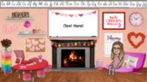 February Valentine's Day Virtual Bitmoji Classroom