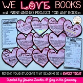 February Valentine's Day Book Project for ANY Book