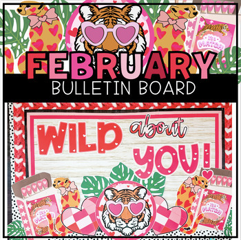 Preview of February // Valentine's Day Bulletin Board Decor