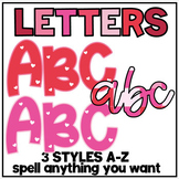 February // Valentine's Day Bulletin Board Letters