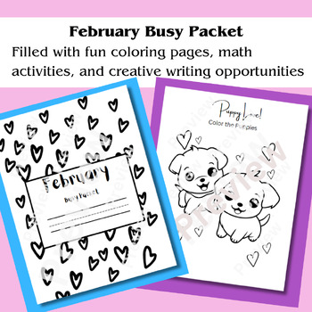 Preview of February: Valentine's Day: Early Finisher/Busy Packet (Math, Writing, & Fun)
