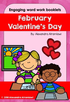 February - Valentine`s Day Engaging word work book | TPT