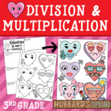 Valentine's Day Math Multiplication & Division Facts / Act