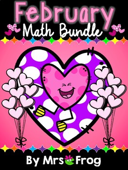 Preview of February / Valentine's Day Math Bundle
