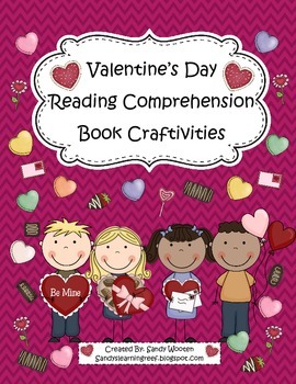 Preview of February & Valentine's Day Reading Comprehension Book Craftivities For Any Book!