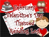 February/Valentine's Themed Reading Log / Reinforces Genre