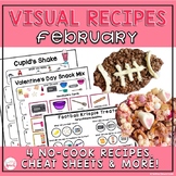 February Visual Recipes | Cheat Sheets | Speech Therapy | 