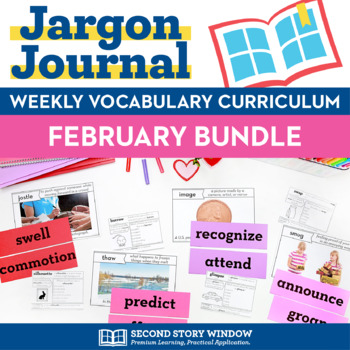 Preview of February Vocabulary Bundle - Read Aloud Lessons & Activities