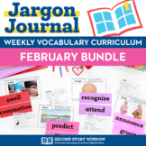 February Vocabulary Bundle - Read Aloud Lessons & Activities