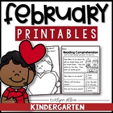 February Winter Printables - Math and Literacy Packet for 