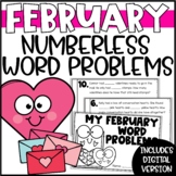 February Word Problems for Addition & Subtraction